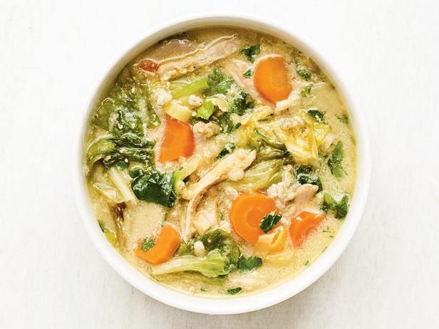 Куриный суп «Страчателла» с перловкой - «Сезонные блюда»