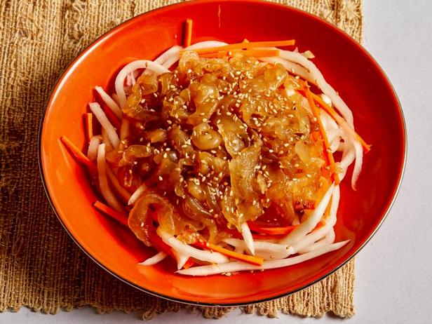 Салат из медузы с маринованным дайконом - «Меню диеты»