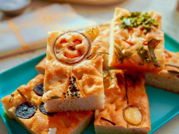 Лепешка фокачча с овощами - «Выпечки»